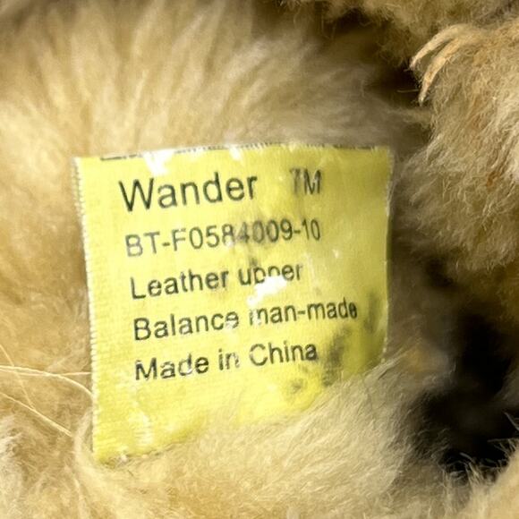 BareTraps Wanderer Suede Leather Faux Fur Lace Up Ankle Boots Brown Winter Ski - Picture 5 of 14